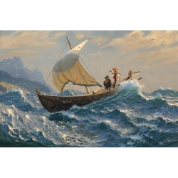 In the middle of the fiord