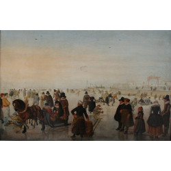 Ijsgezicht ice scene