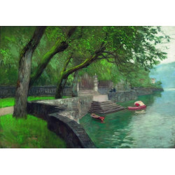 At the lake como enbankment 1894