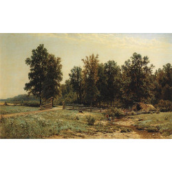 At the edge of an oak forest 1882 At the edge of an oak forest 1882