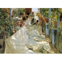 Mending the sail 1896 2