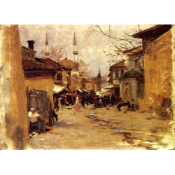 Arab street scene Arab street scene