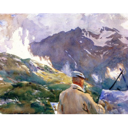 Artist in the simplon