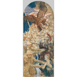 Study for the coming of the americans