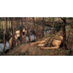 A naiad or hylas with a nymph 1893