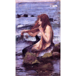 Sketch for a mermaid 1892