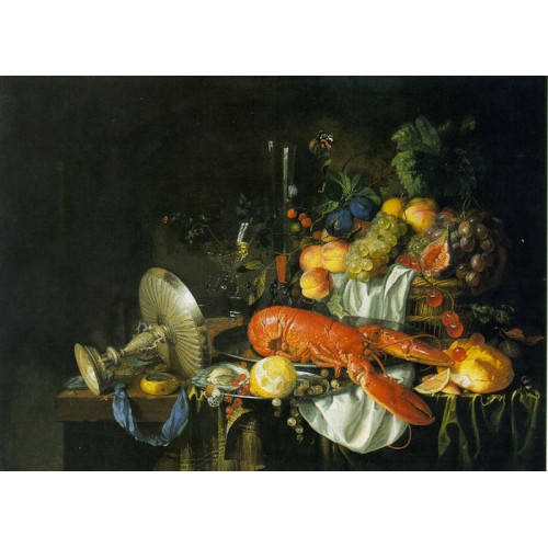 Still life with a lobster late 1640s