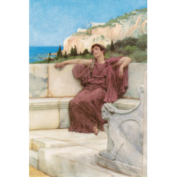 A female figure resting dolce far niente 1882