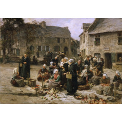 Apple market landerneau brittany