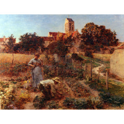 In the garden charteves close to mont saint pre