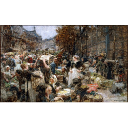 Supplying les halles sketch for the htel de ville in paris