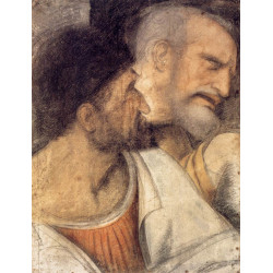 Heads of judas and peter