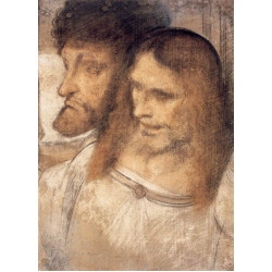 Heads of sts thomas and james the greater