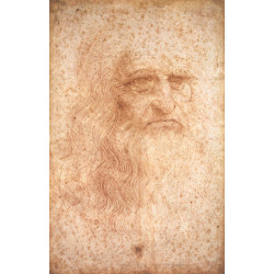 Portrait of a bearded man possibly a self portrait