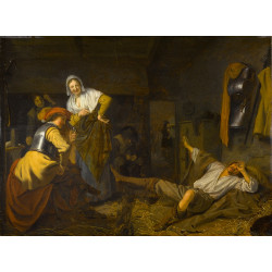 Soldiers at reveille