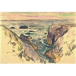Belle ile en mer evening cote sauvage 1909