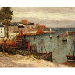 The port of sauzon 1905