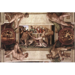 Sistine chapel ceiling sacrifice of noah 1512