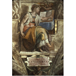 Sistine chapel ceiling sibyl erithraea 1512