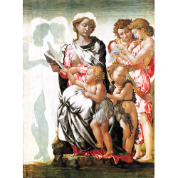 The virgin and child with saint john and angels manchester madonna