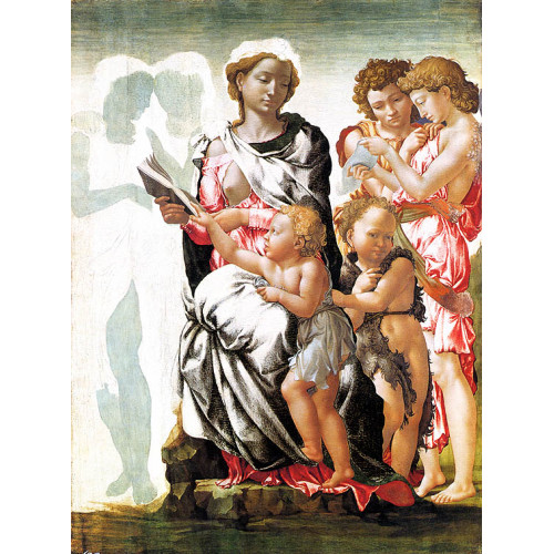 The virgin and child with saint john and angels manchester madonna