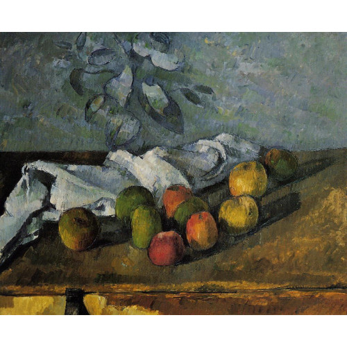 Apples and a napkin 1880