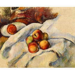 Apples on a sheet