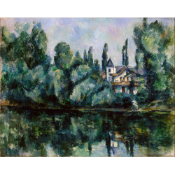 Banks of the marne villa on the bank of a river