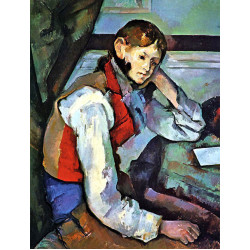 Boy in a red vest 1889