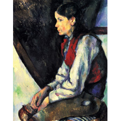 Boy in a red vest 1890 Boy in a red vest 1890