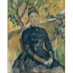 Madame cezanne in the conservatory 1891