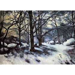 Melting snow fontainbleau 1880 Melting snow fontainbleau 1880