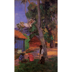 Around the huts 1887