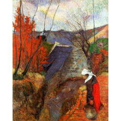 Breton woman with a pitcher 1888