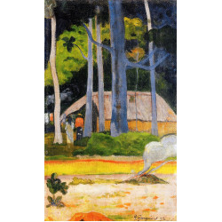 Cabin under the trees 1892