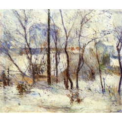 Garden under snow 1879