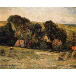 Haymaking near dieppe 1885