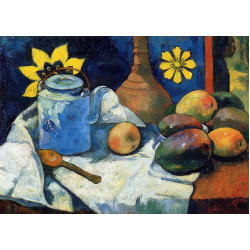 Still life with teapot and fruits 1896 Still life with teapot and fruits 1896