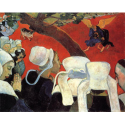 The vision after the sermon jacob wrestling with the angel 1888 The vision after the sermon jacob wrestling with the angel 1888