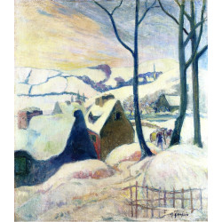 Village in the snow 1894