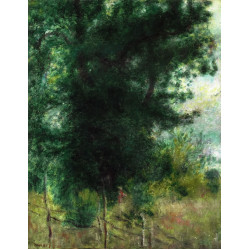 A fence in the forest 1878