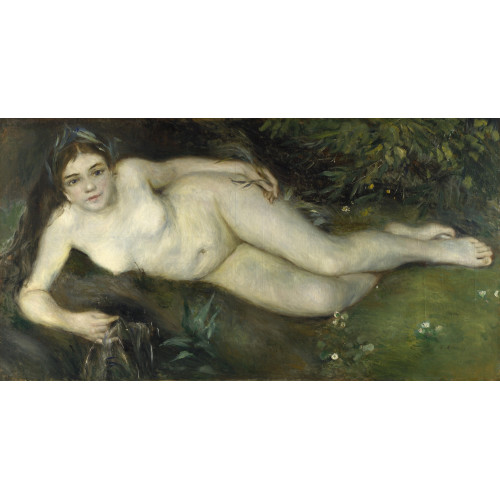 A nymph by a stream