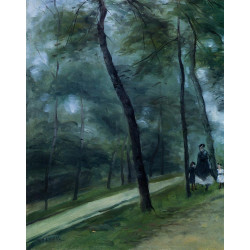 A walk in the woods madame lecoeur and her children 1870