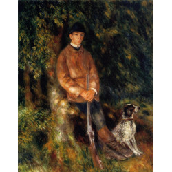 Alfred berard and his dog 1881