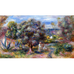 Aloe picking at cagnes 1910