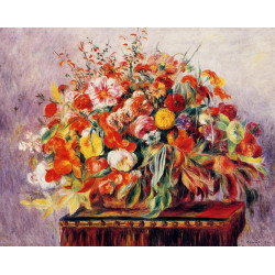 Basket of flowers 1890