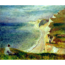Cliffs on the coast near pourville 1879 Cliffs on the coast near pourville 1879