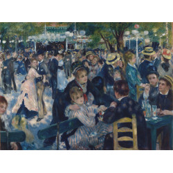 Dance at the moulin de la galette 1876