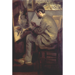 Frederic bazille painting the heron 1867