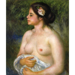 Gabrielle with a rose the sicilian woman